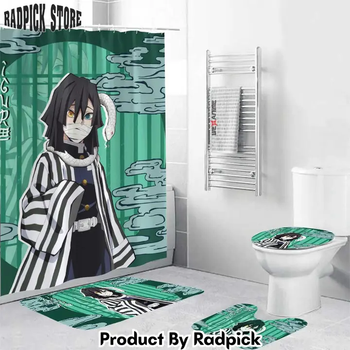 Obanai iguro combo bathroom set anime decor idea   rp0204067